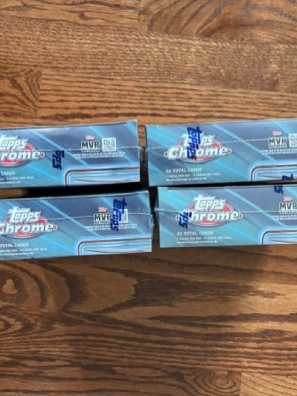 2025 TOPPS CHROME MEGA BOX NFL FOOTBALL (lot of 4) Brand New Sealed - Picture 9 of 9